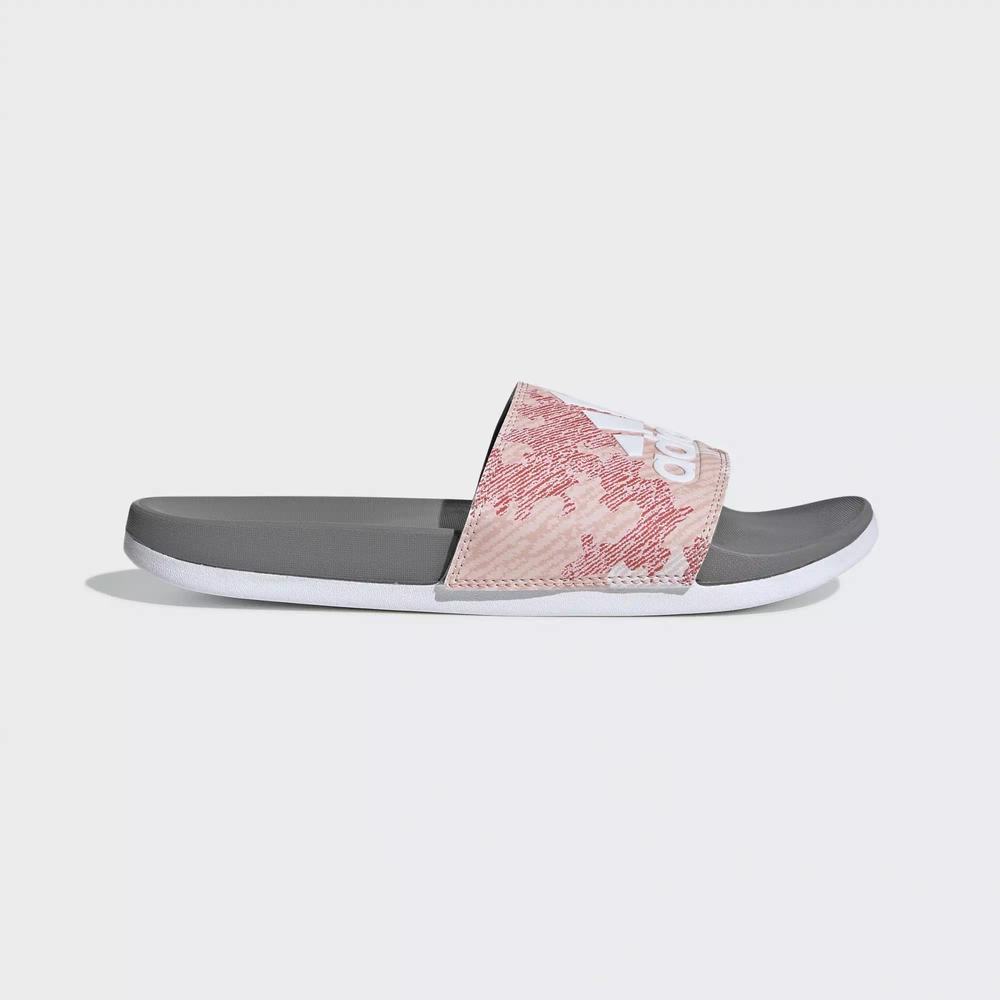 Adidas Adilette Comfort Chanclas Rosas Para Mujer (MX-42648)